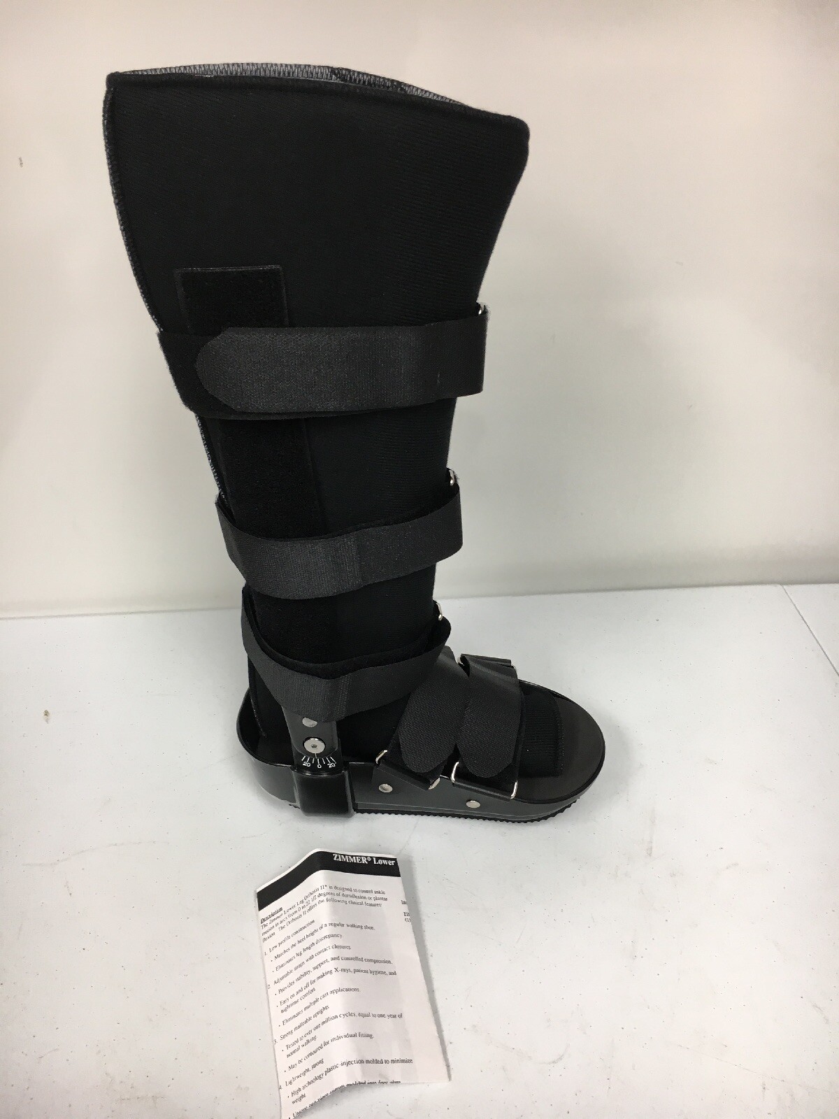 Zimmer Adjustable Orthosis SMALL Support Lower Leg Limb Brace Rehabilitation