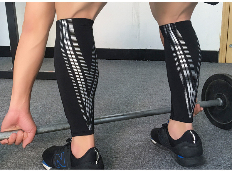1PC New Running Leg Foot Support Brace Shin Sports Socks Compression Calf Sleeve