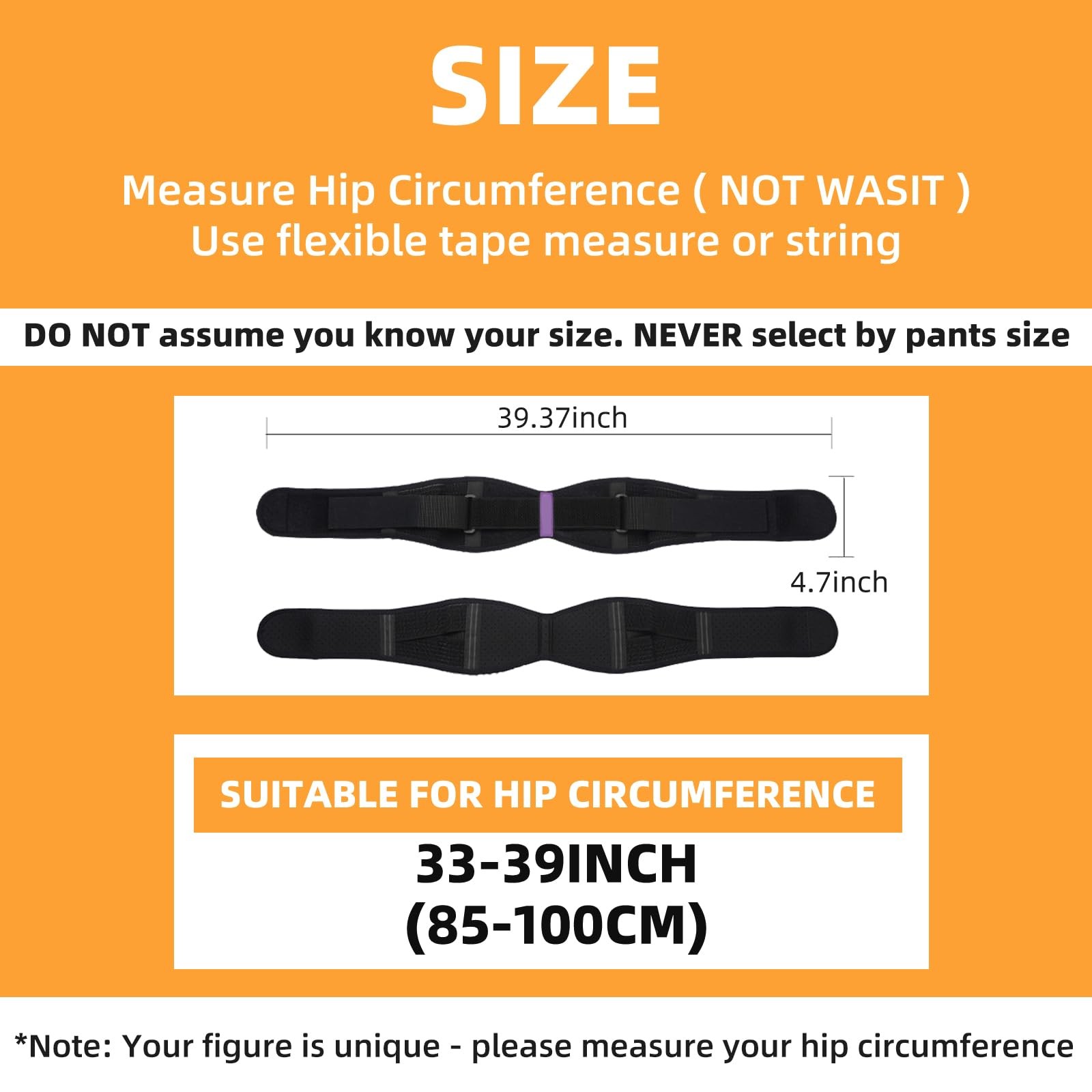 Sacroiliac SI Joint Hip Belt for Women & Men – Adjustable Sciatica Brace for …