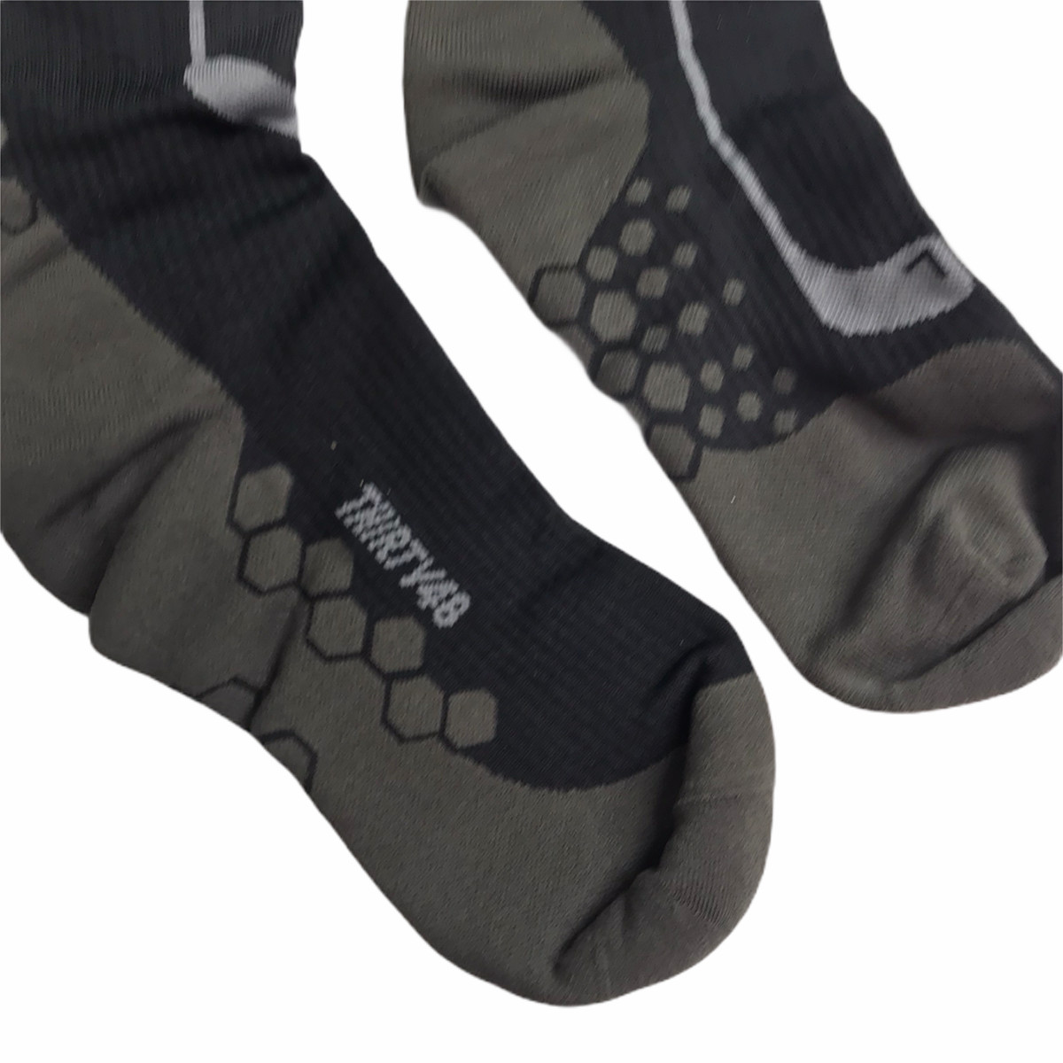 Thirty 48 Elite Long Compression Socks. Hiking Backpacking. New NWT. Black.