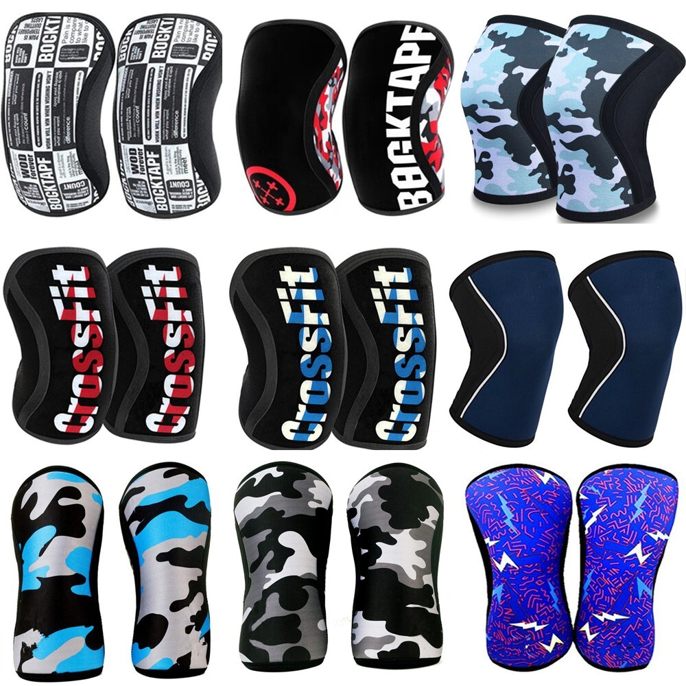 Women Men Teens 7mm Neoprene Sports Kneepads Compression Weightlifting