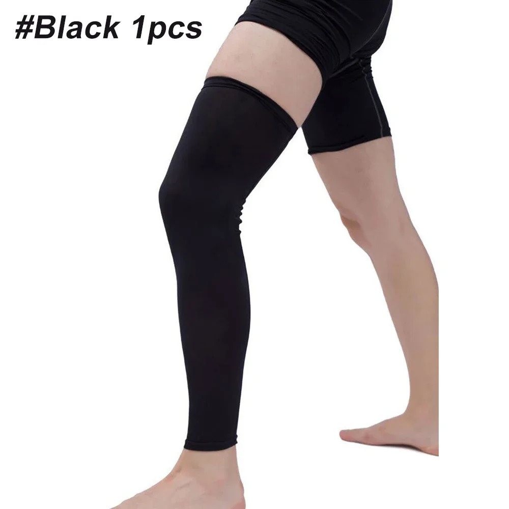 1Pcs Compression Leg Warmers Basketball Football Cycling Socks Knee Calf Sleeves