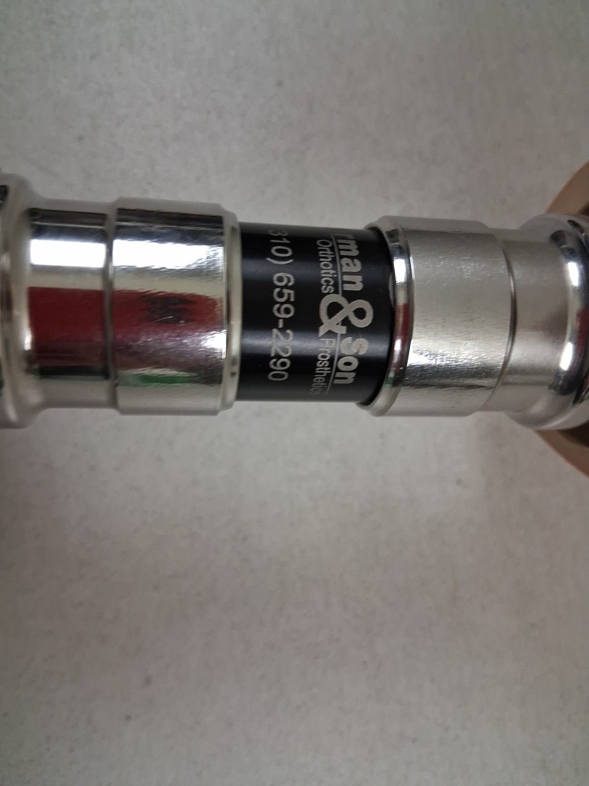 Transtibial Prosthetic Leg Assembly Left Flo Tech O & P APC Coupling Sz 10 Foot