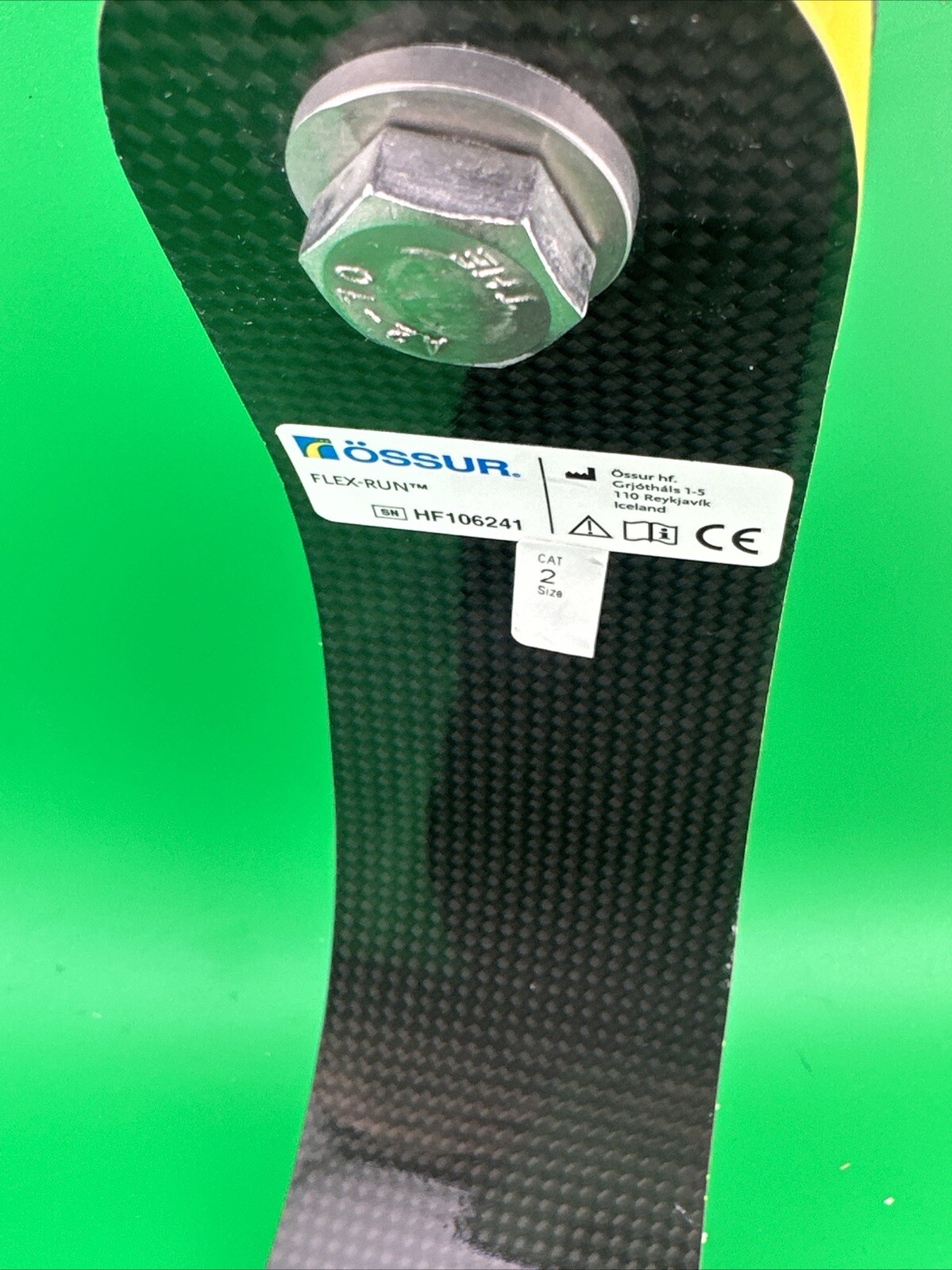 ossur flex run prosthetic running blade Foot. Ossur Flex-run. Category 2