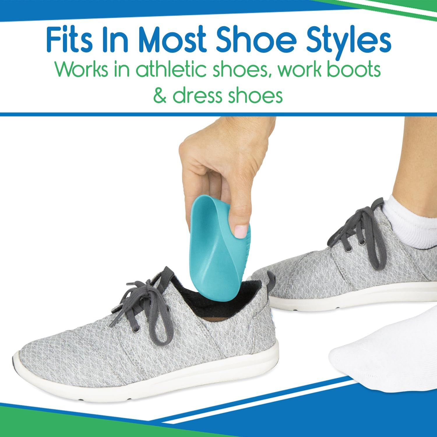 Heavy Duty Heel Cups for Heel Pain Relief & Support – Gel Cushion Shoe Inserts f