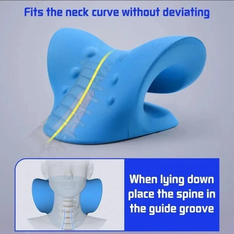 Neck Cloud Cervical Neck Stretcher Pillow Traction Device Massag Pain Relief…