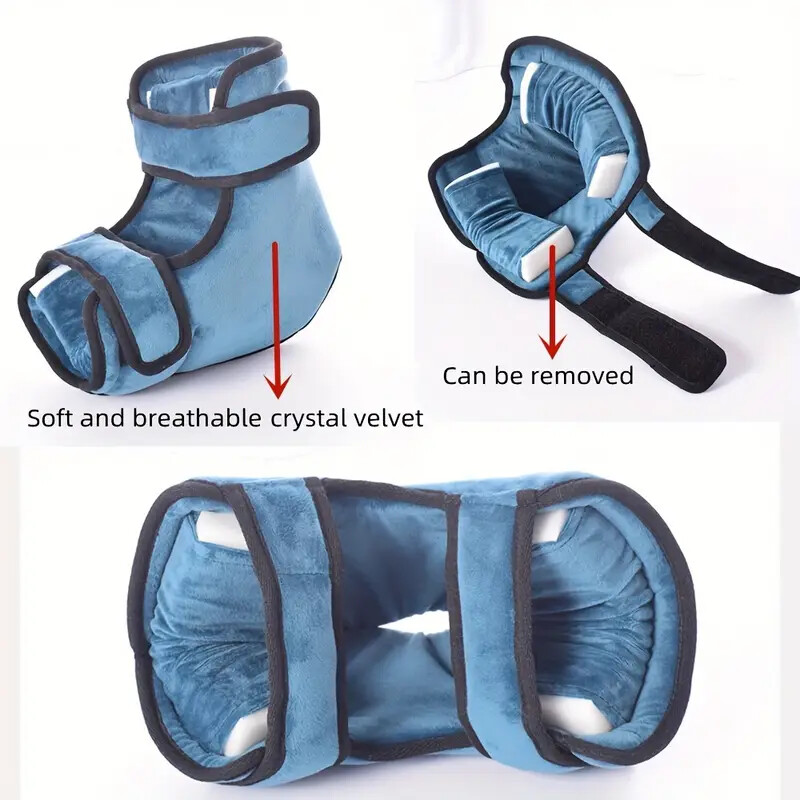 1/2Pcs Adjustable Heel Protector Cushions with Hook-and-loop Fastener Straps