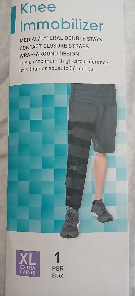 New McKesson Foam Knee Immobilizer XL 1 Each Ref# 155-79-96019