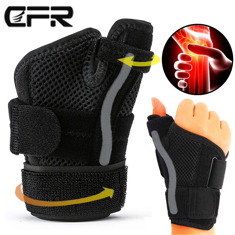 Left/Right Hand Universal Thumb Wrist Support Brace Adjustable Straps