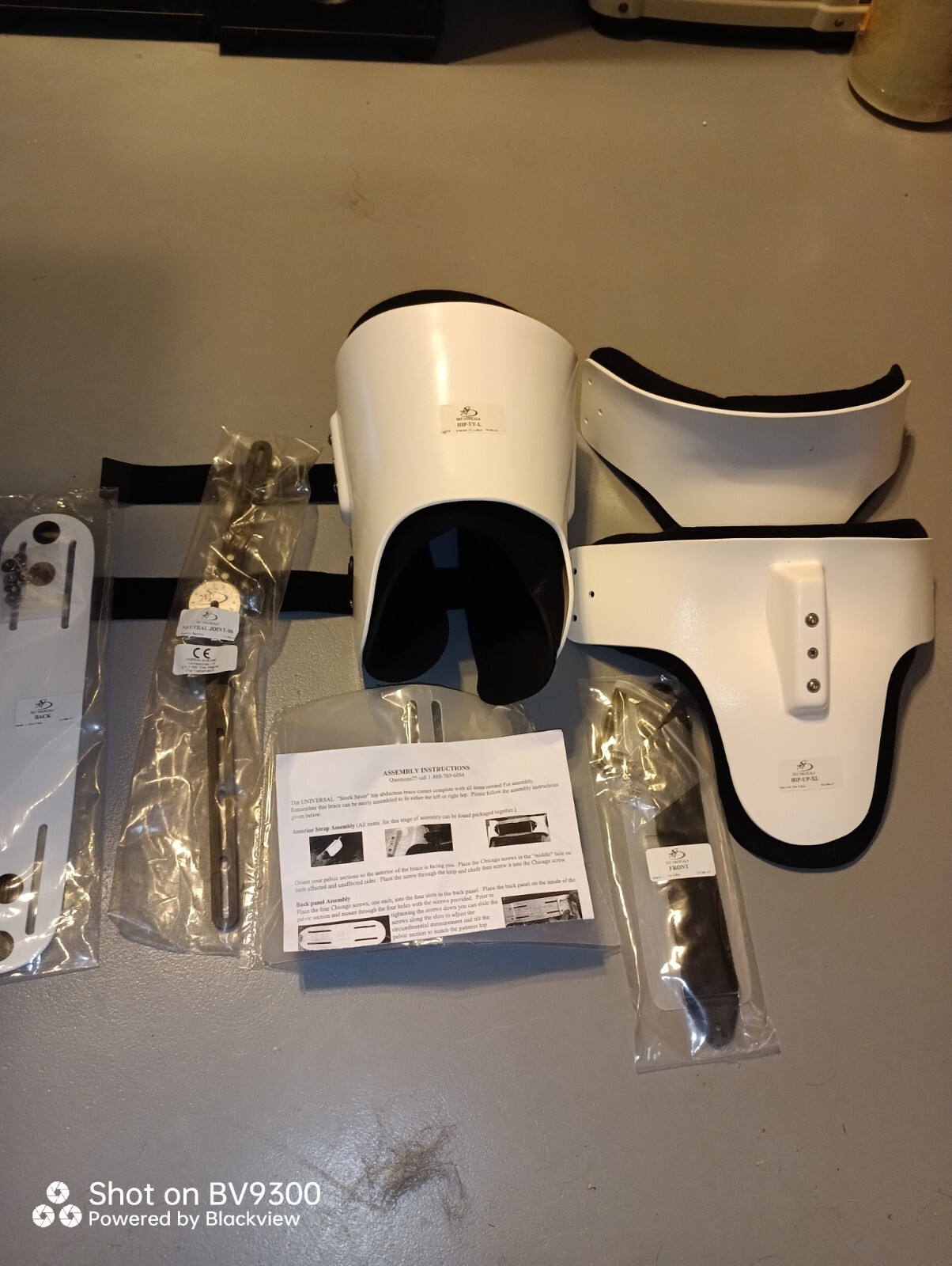 Sky Medical USA Post Op Hip Abduction Molded Support Brace ( Brand New )
