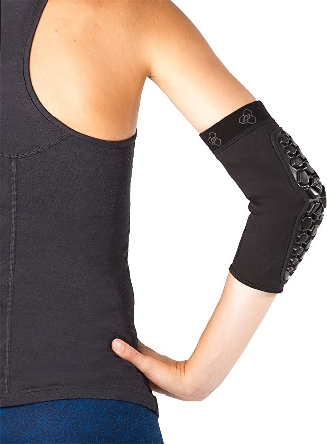 DonJoy Performance Defender Elbow Sleeves Pads – Shock Absorbing  (1 Pair) Large