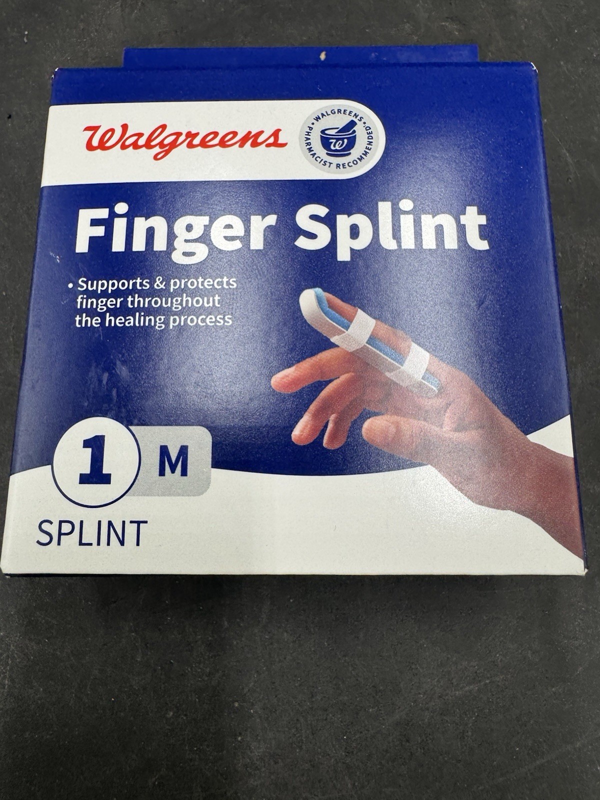 Walgreens Finger Splint ~Size: Medium ~1ct