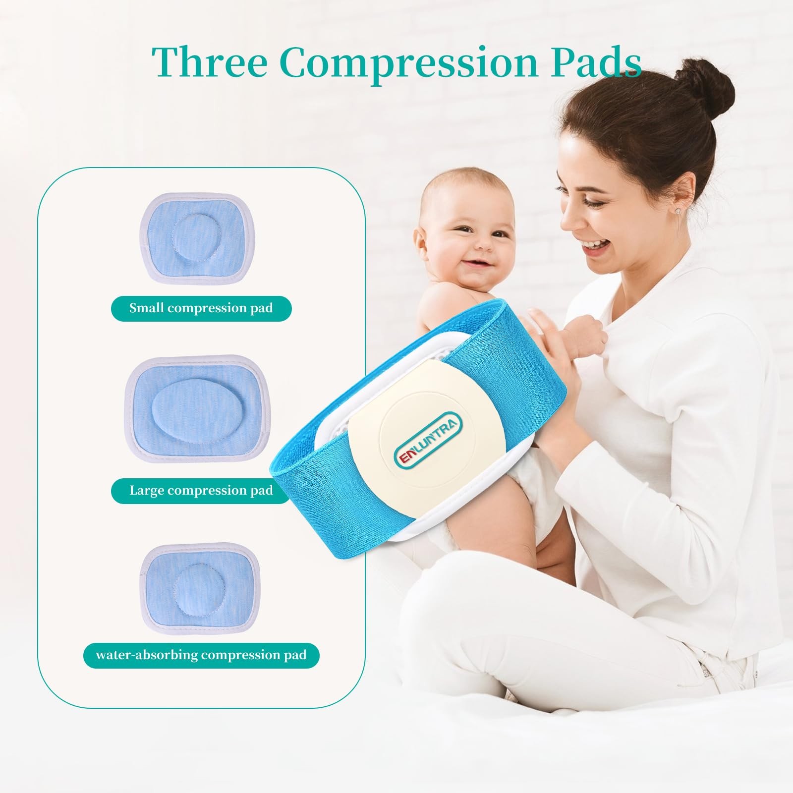 Newborn Adjustable Belly Button Band，Hernia Belt for Baby，Infant Umbilical He…