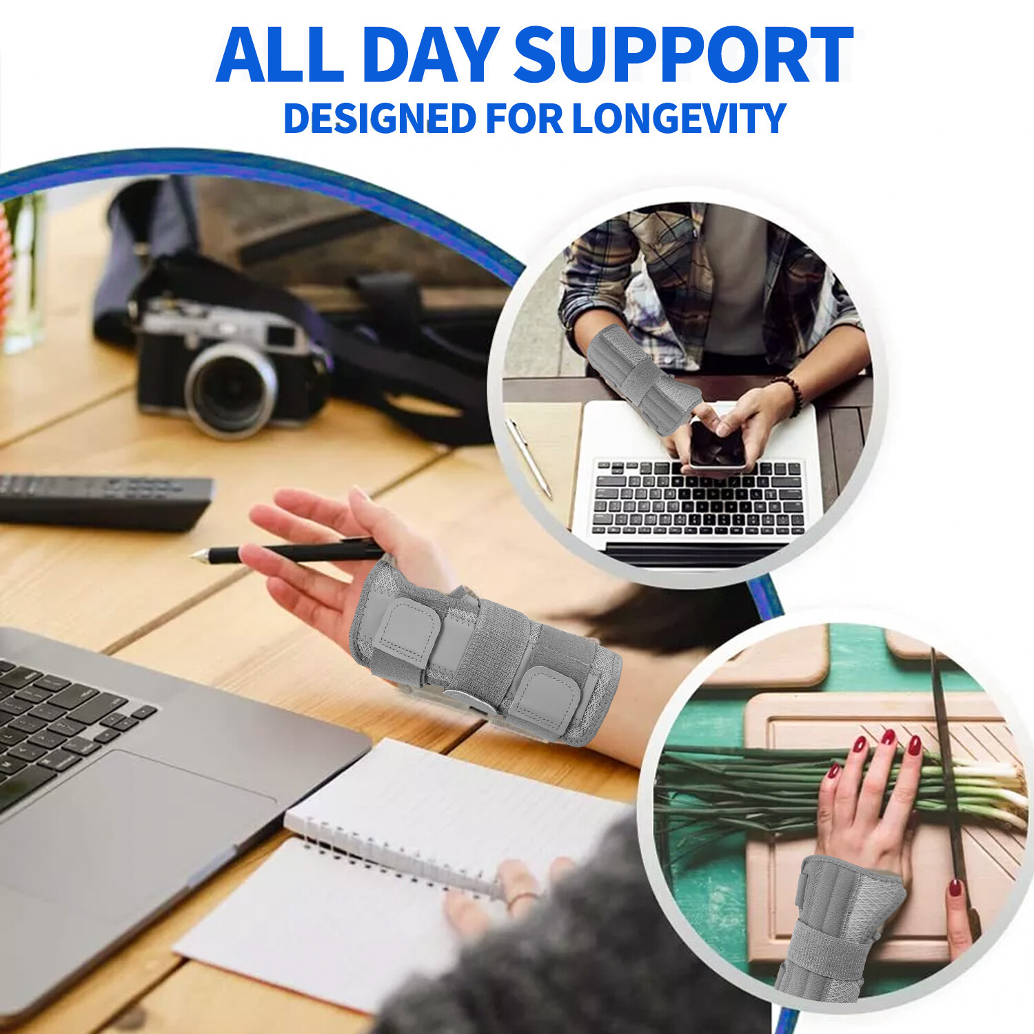 Wrist Brace Support Carpal Tunnel Splint Arthritis Stabilizer Strap for Sprain