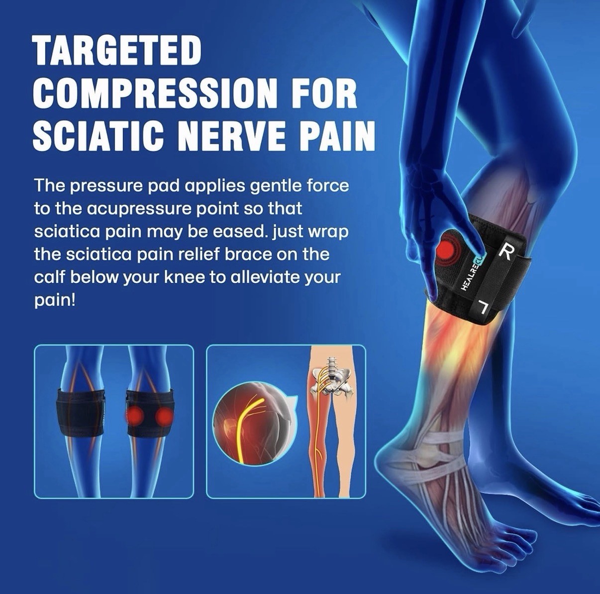 Sciatica Pain Relief Devices Sciatica Ease Nerve Pain Relief Brace for Sciatica
