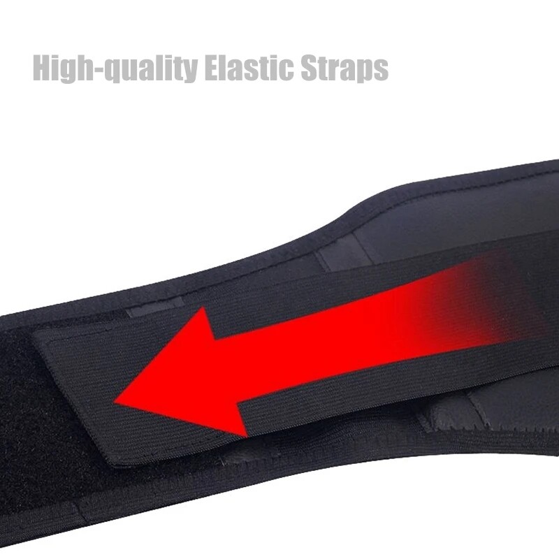 Magnetic Self Heating Back Support Brace Lumbar Lower Waist Belt Pain Relief Men
