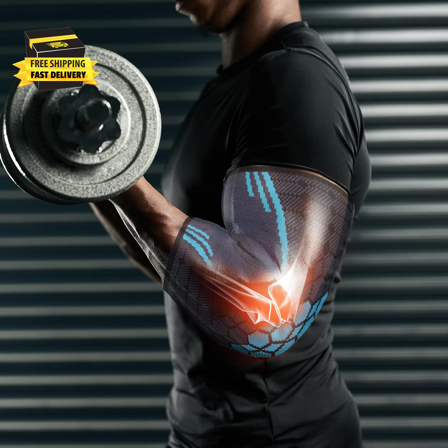 Elbow Compression Sleeve, Elbow Brace Elbow Sleeve Elbow Support Elbow Pads, Ten