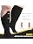 Zipper Plus Size Compression Socks for Women Men Wide Calf, 15 mmHg Knee High Gr