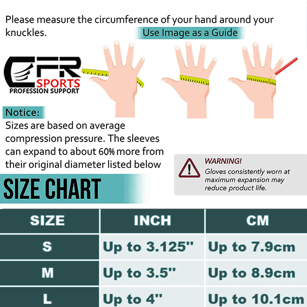 CFR Arthritis Compression Gloves Hand Half Finger Support Joint PainRelief Golf