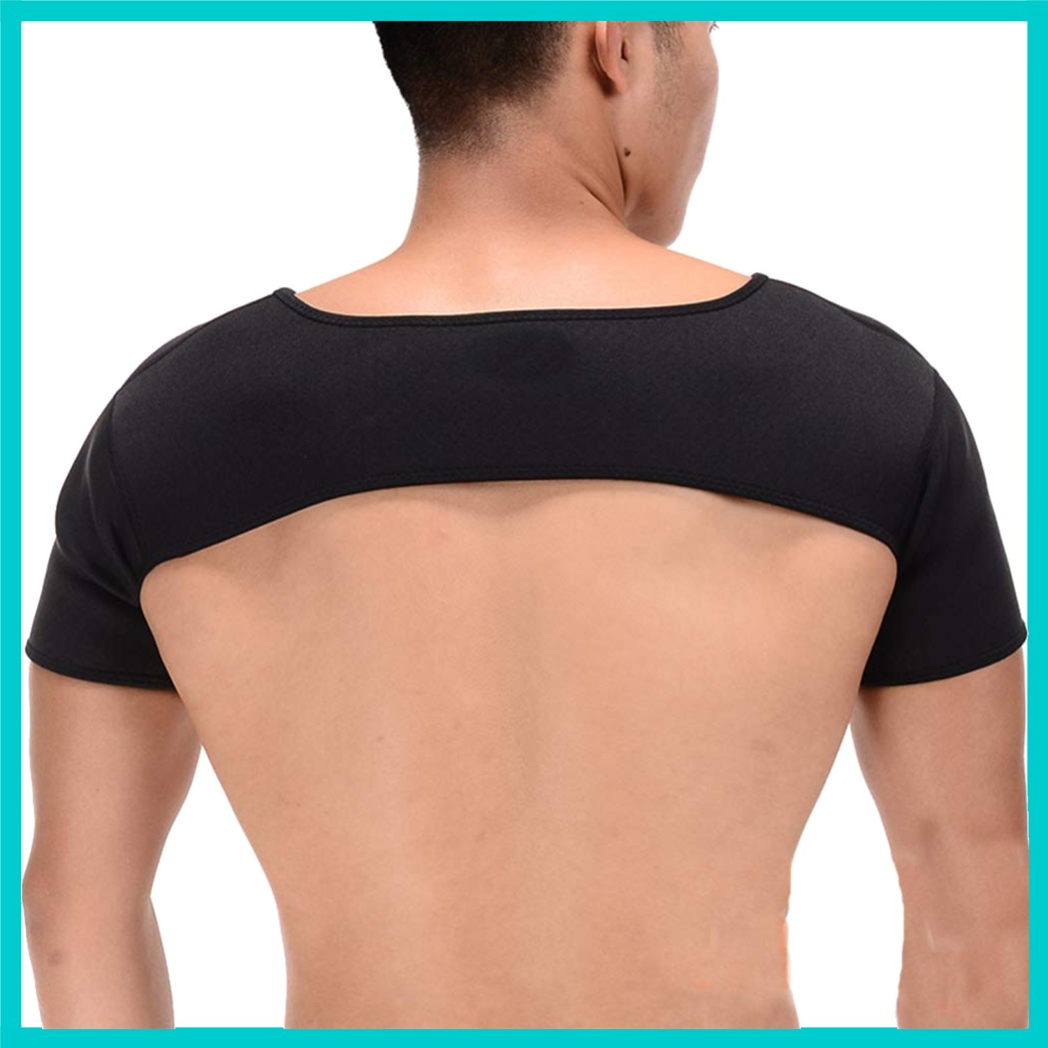 Lightweight Breathable Shoulder Wrap with Pain Relief for Active Adults – L