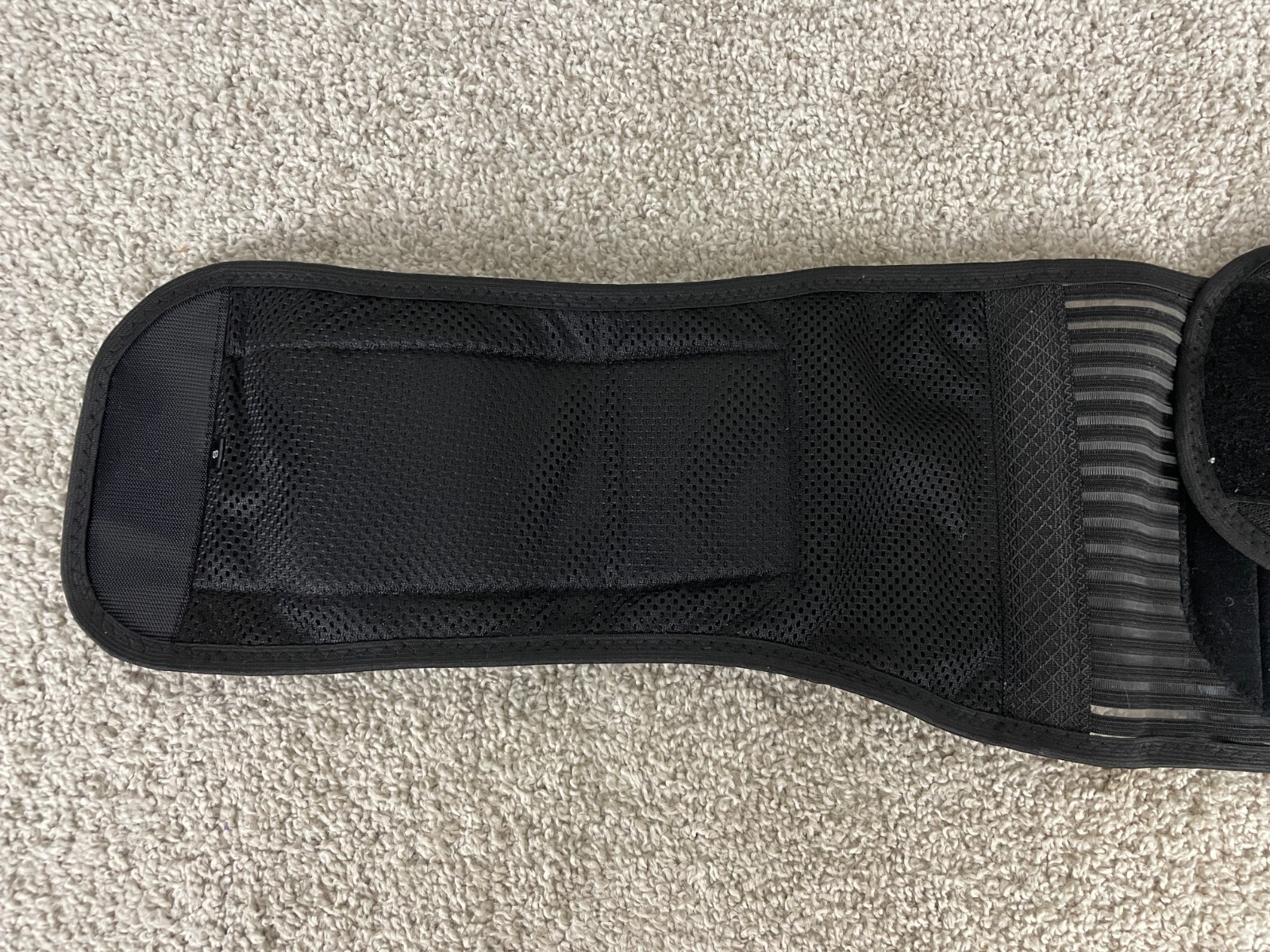 Sparthos Back Brace Small Adjustable Lower Lumbar Support Belt Logo Black