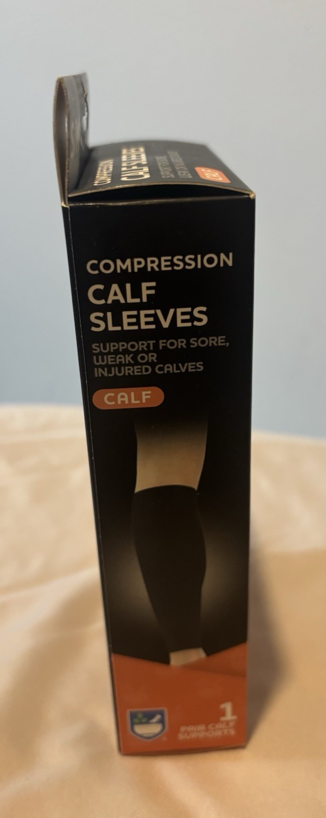 Rite Aid Compression Calf Sleeves 1 Pair S/m Support for Sore Injured Calfs New