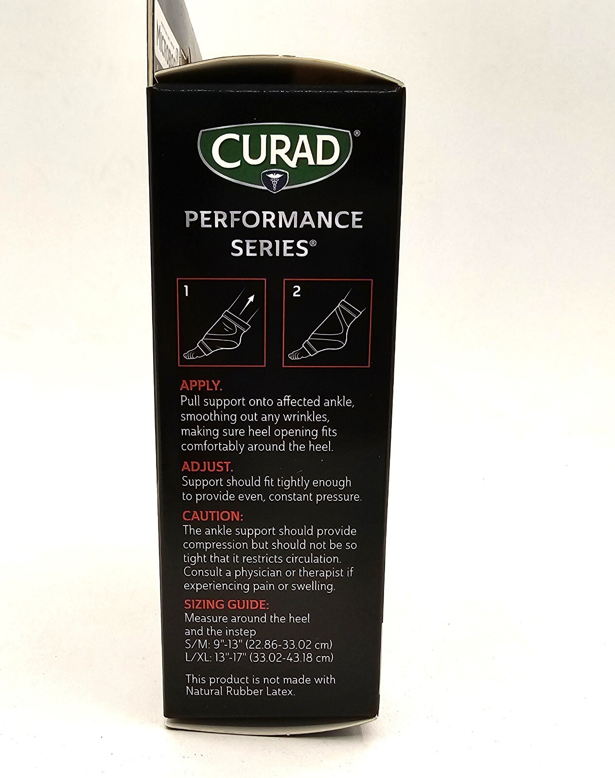 CURAD Size L/XL Elastic Pull-Over Ankle Support, Flex Support. New!
