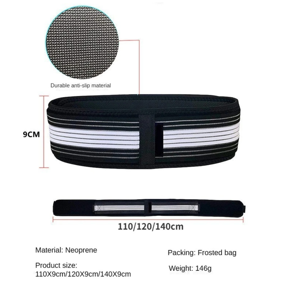 Adjustable Lower Back & Pelvic Support Belt – Breathable Compression Wrap for Me