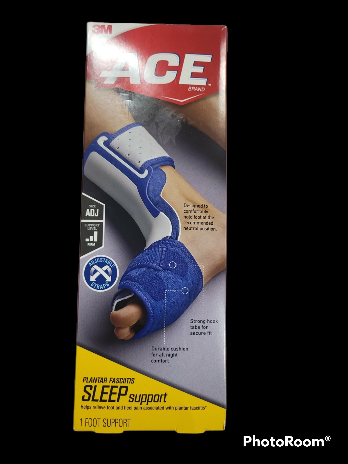 ACE Brand Plantar Fasciitis Sleep Support Level FIRM 209616 in Original Box