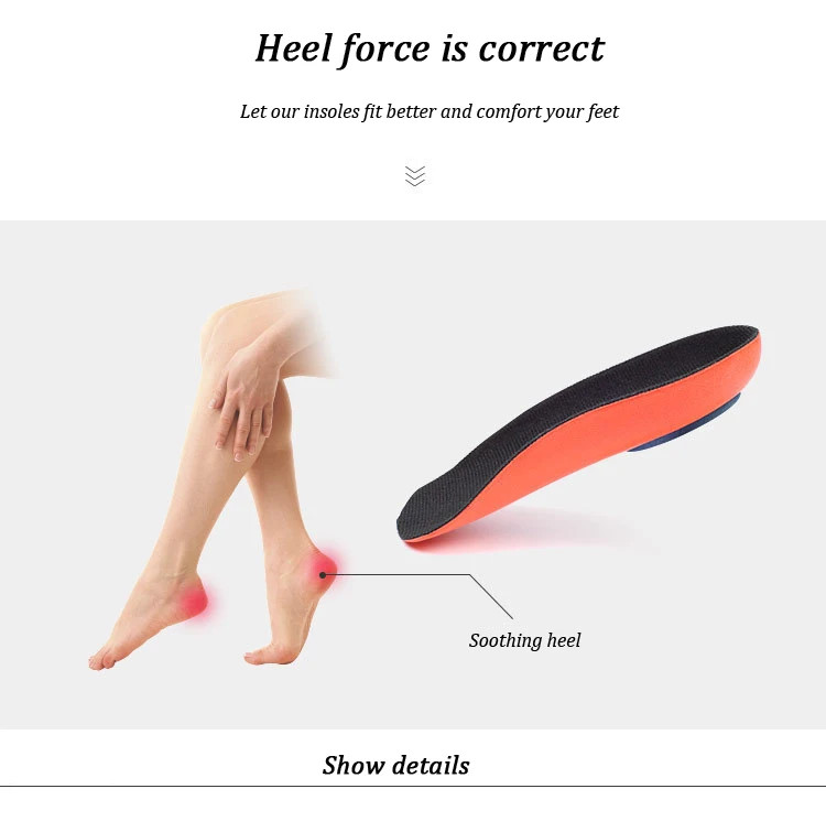 Plantar Fascitis Half Insoles for Feet Shock Absorption Elasticity Running Arch
