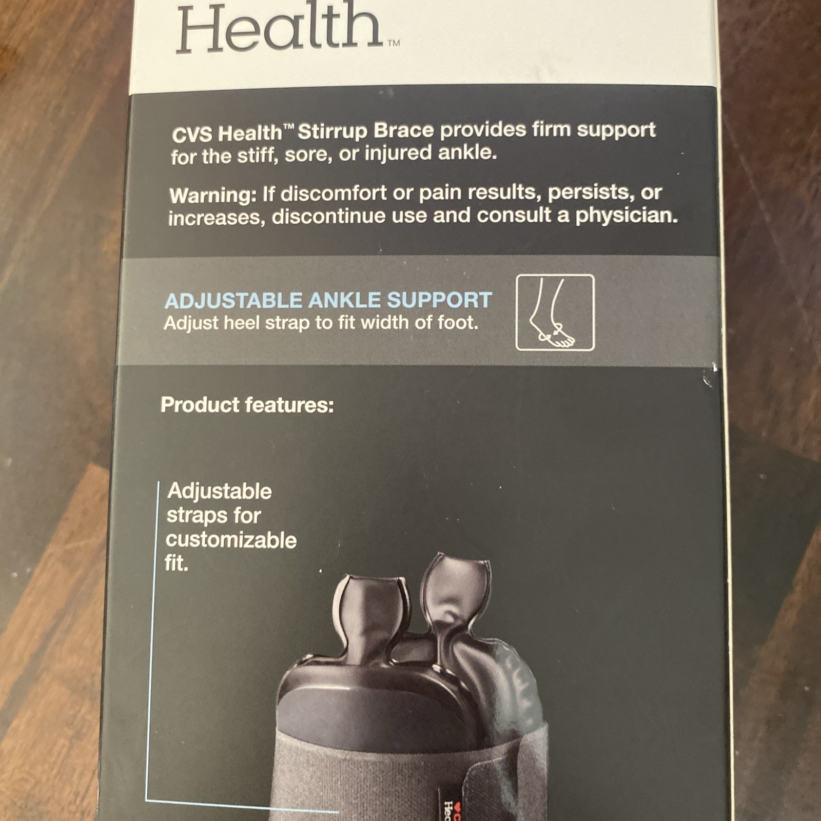 CVS Health Firm Support Ankle Stirrup Brace