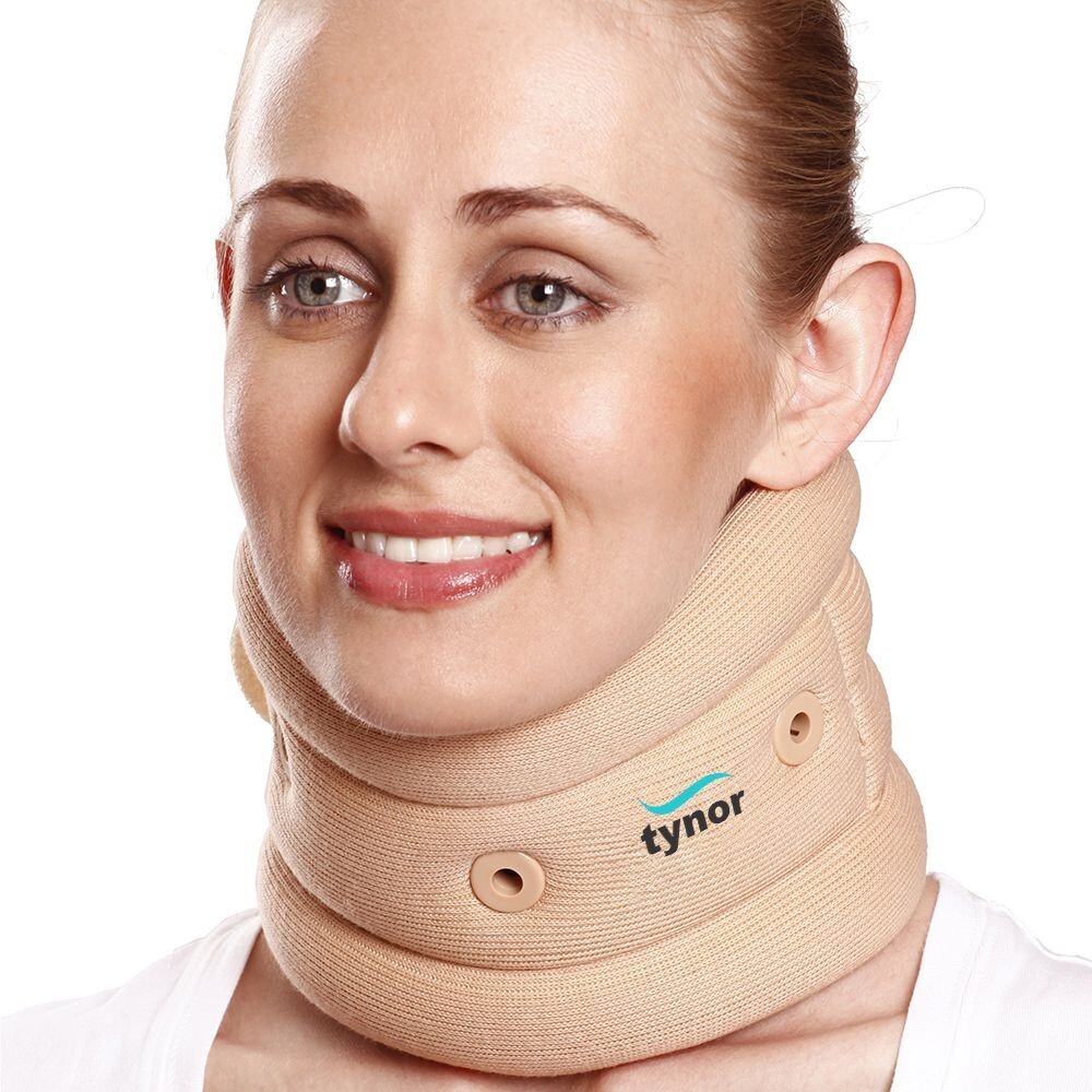 Tynor Cervical Collar Soft with Support, Beige, Medium cervical collar soft man