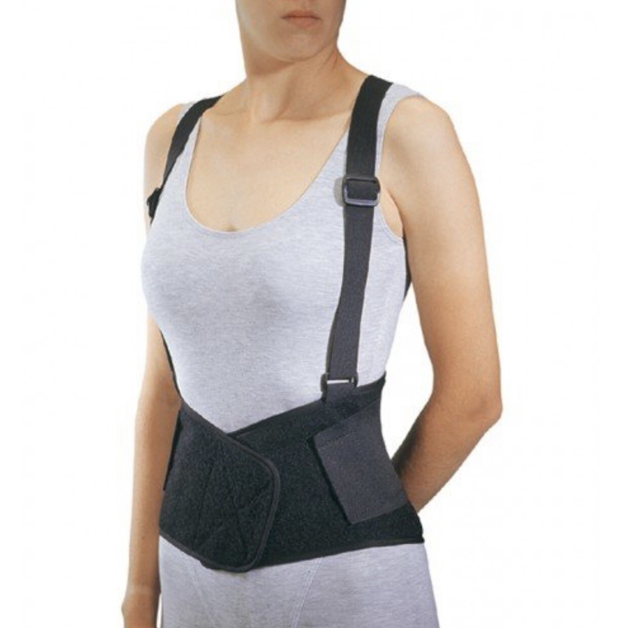 Procare Industrial Back Support with Suspenders XXXL Black *OPEN BOX*
