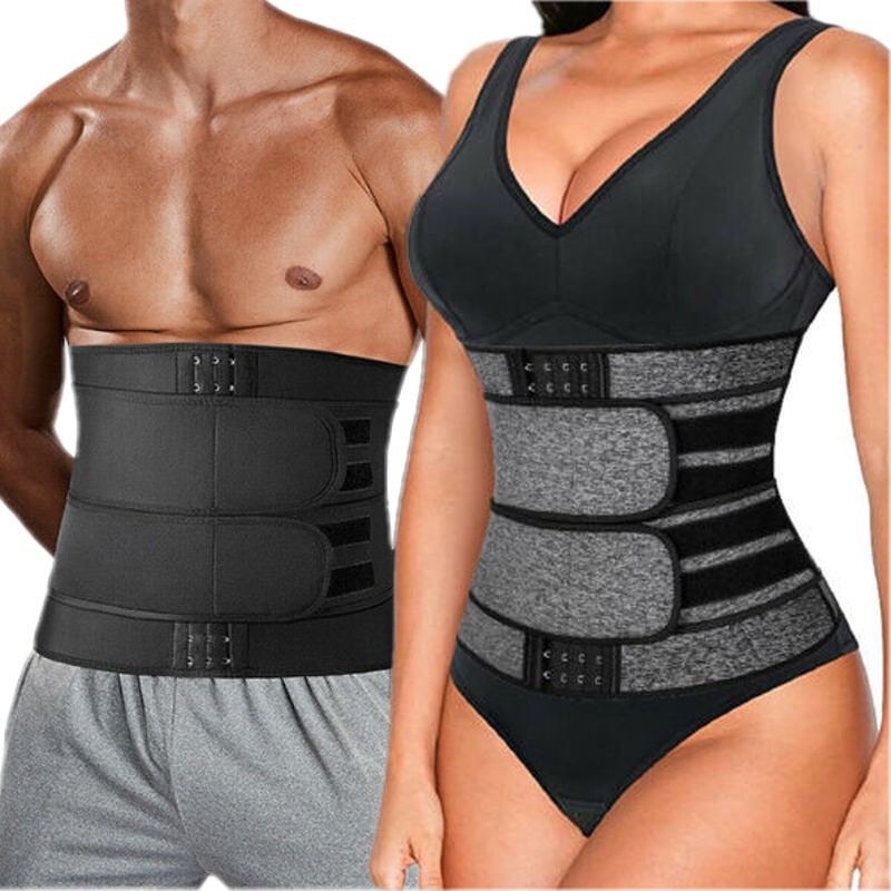Men’s Fat Burner Tummy Slim Body Shaper Neoprene Sauna Sweat Belts Waist Trainer