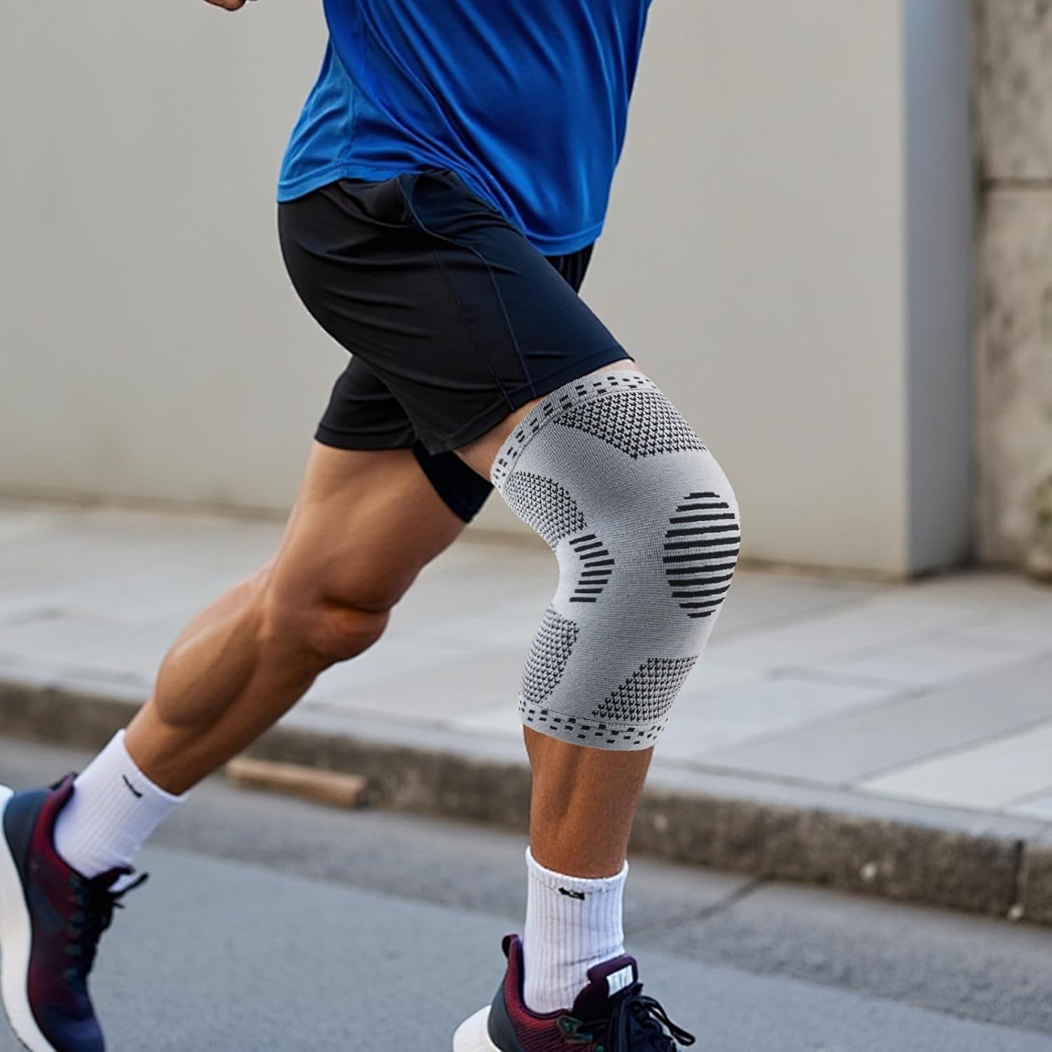 Breathable Bamboo Knee Compression Sleeve – Pain Relief for Active Lifestyles