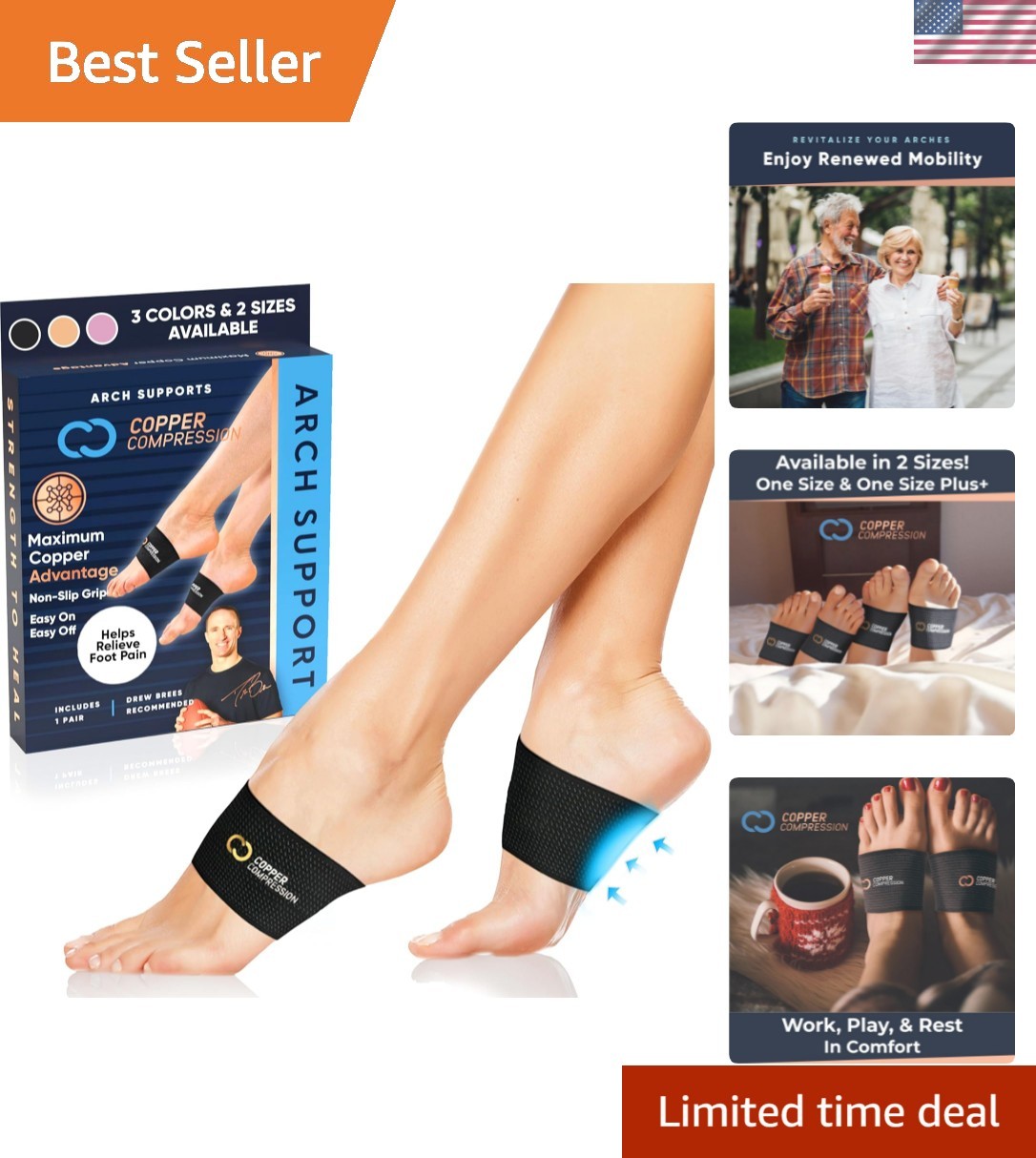 Plantar Fasciitis Arch Support Sleeves – Comfortable Relief for All Foot Types