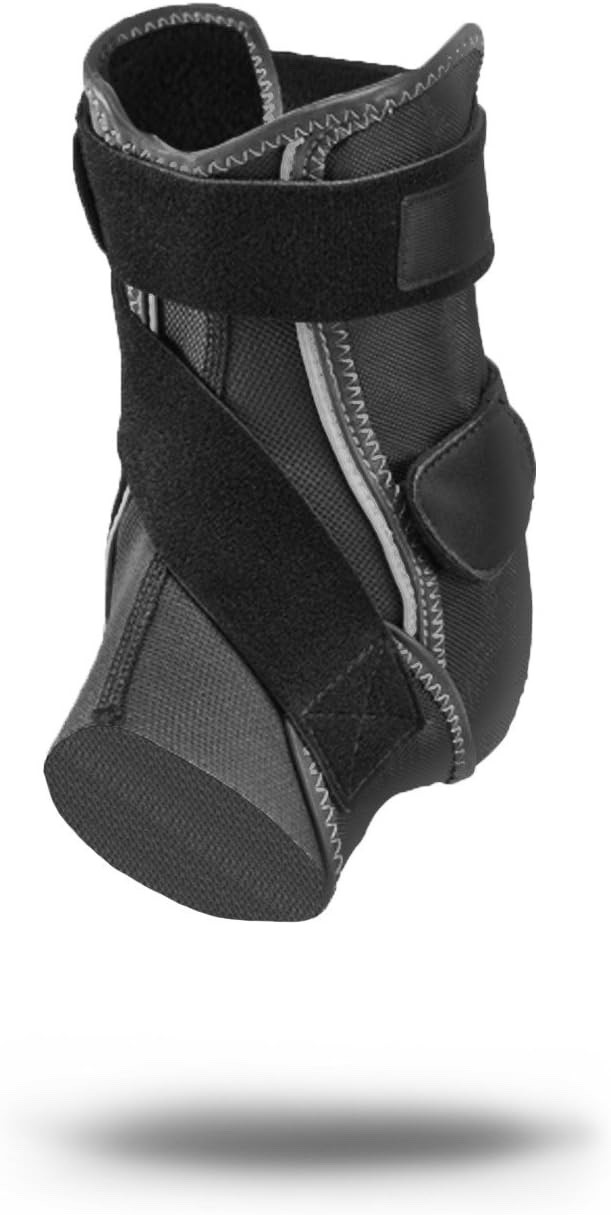 MUELLER Sports Medicine HG80 Premium Hard Shell Ankle Brace, B/G, SM, Left Ankle