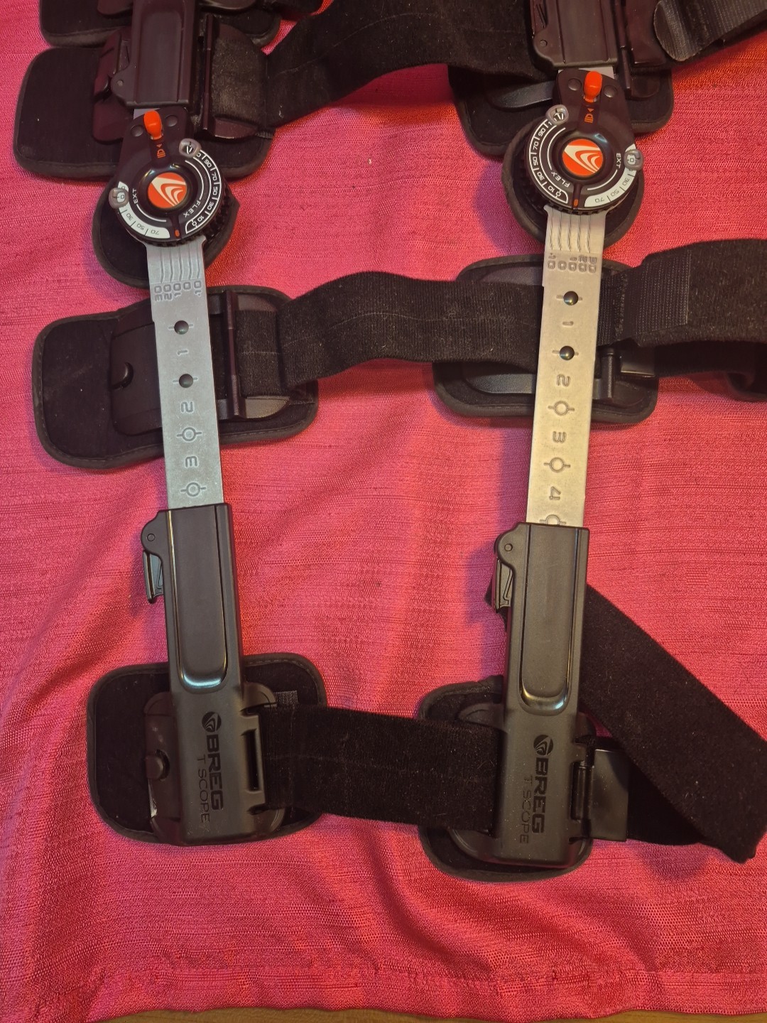 BREG Flex T-Scope Premier Post-Op Hinged Adjustable Knee Brace Right/Left Leg
