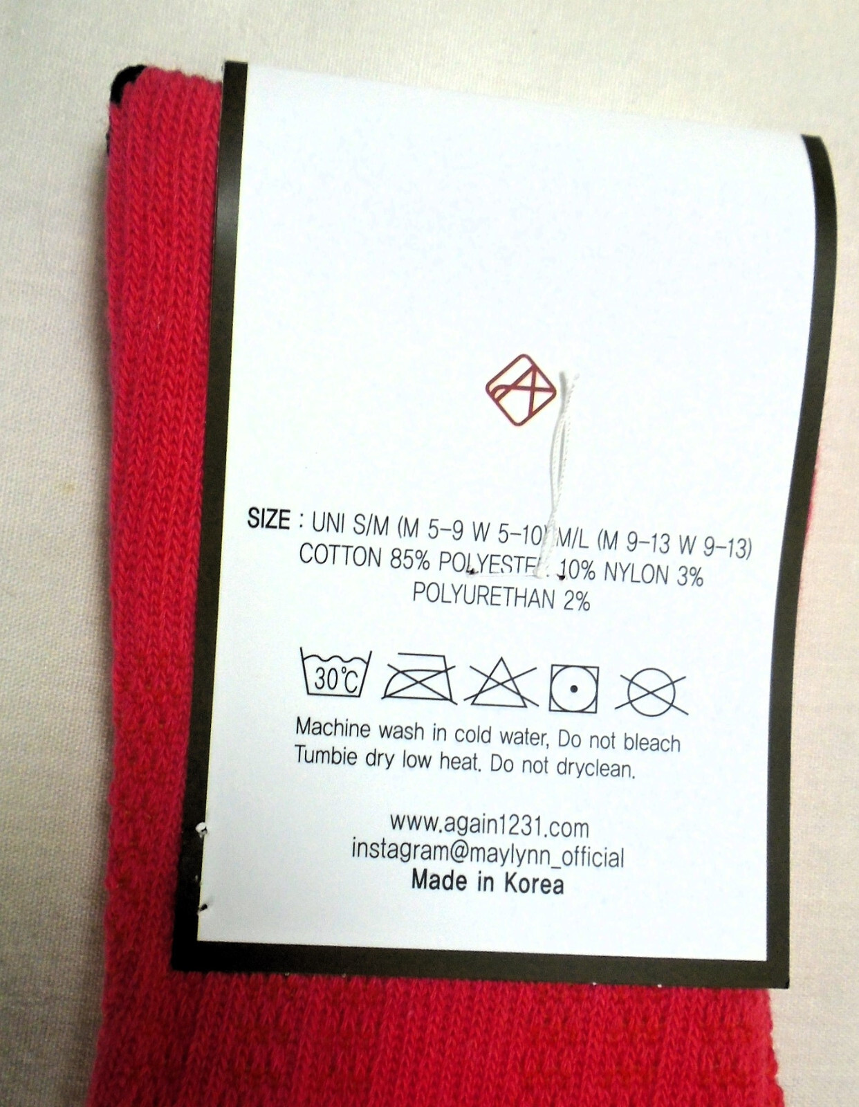 Compression Cushion Knee High Socks, Again1231 3D Knit Technology, 2 Pairs, New