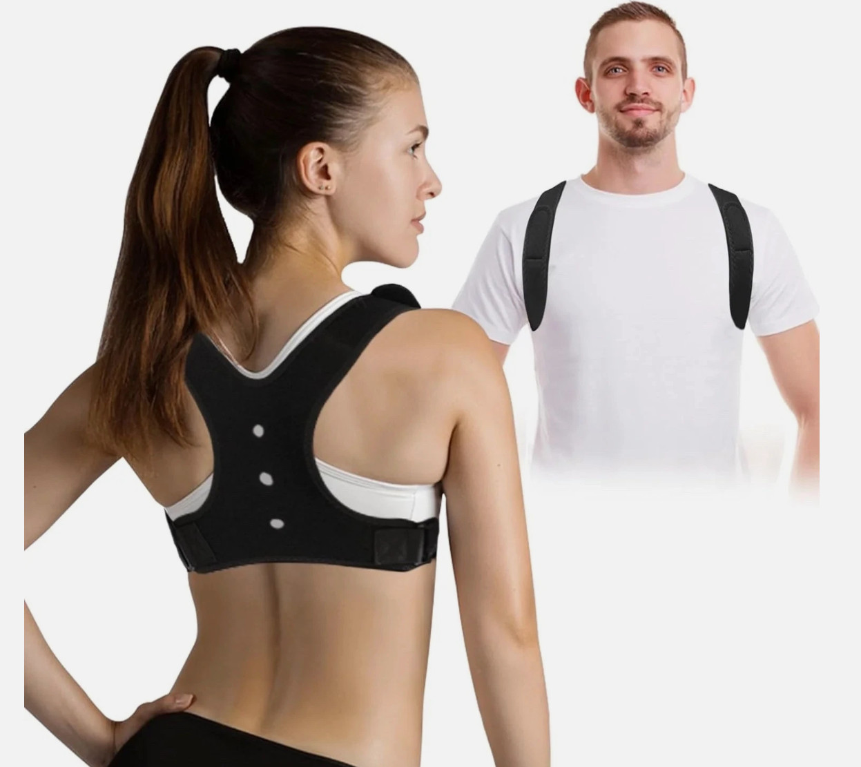 Posture Corrector for Women and Men, Adjustable.