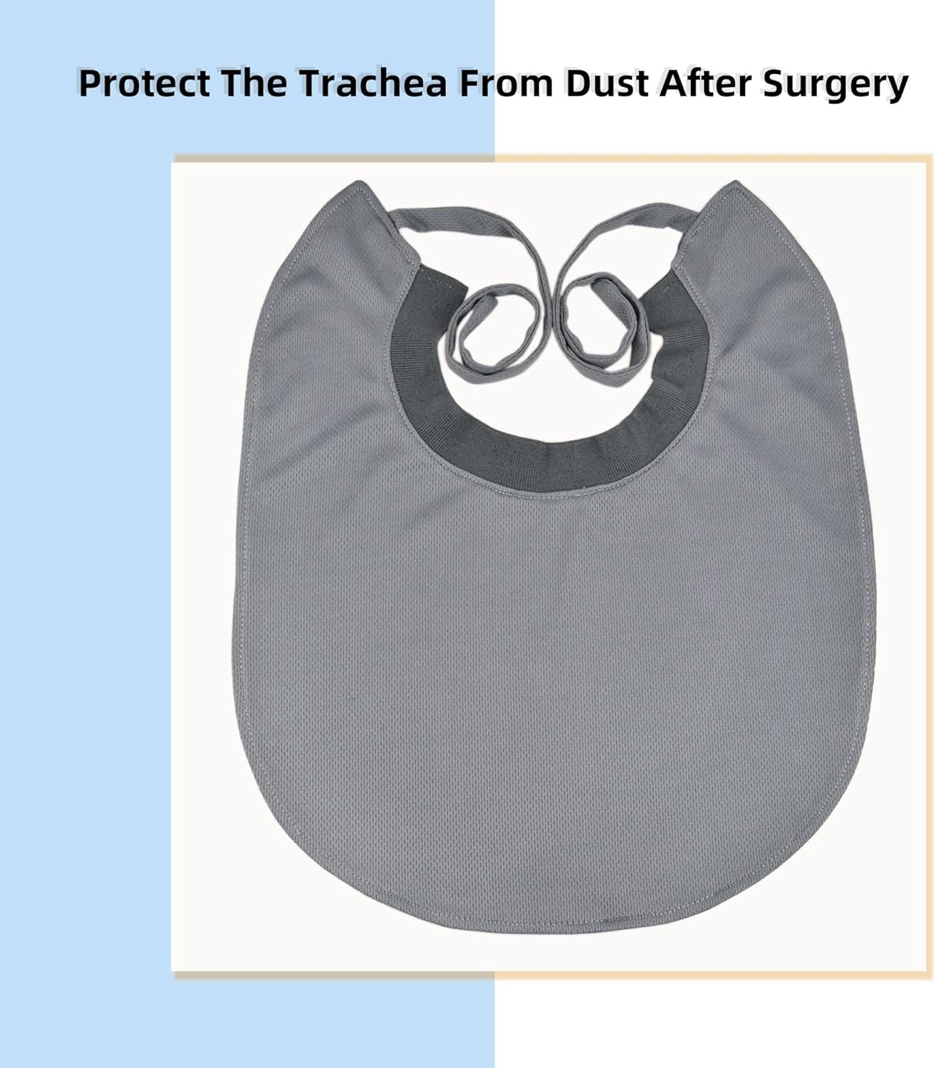 Adjustable Neck Stoma Cover – Soft, Lightweight Shield for Tracheostomy Care