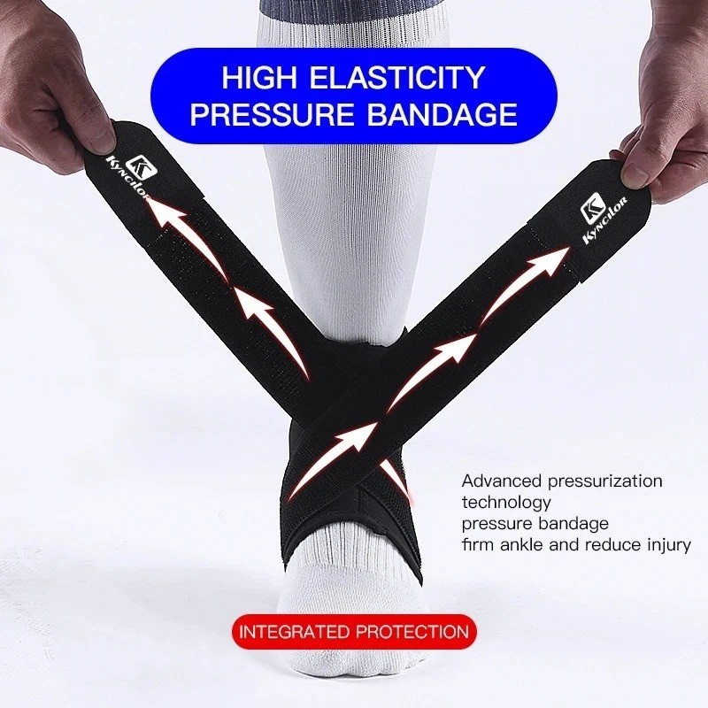 1/2PCS Ankle Brace Compression Support Stabilizer Adjustable Lace up Ankles Sock