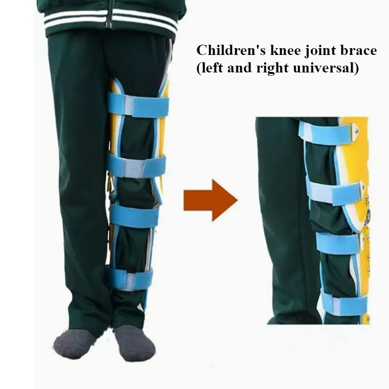 Kid Knee Ankle Foot Orthosis Support Lower Limbs Brace Adjustable KAFO Universal