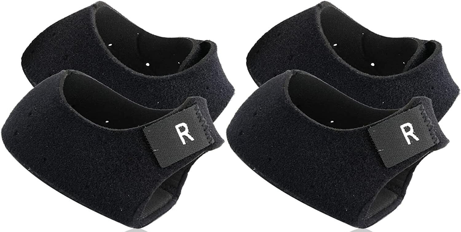 4pcs Heel Cups for Heel Pain Supports for Plantar Fasciitis, Heel Spur, Achilles