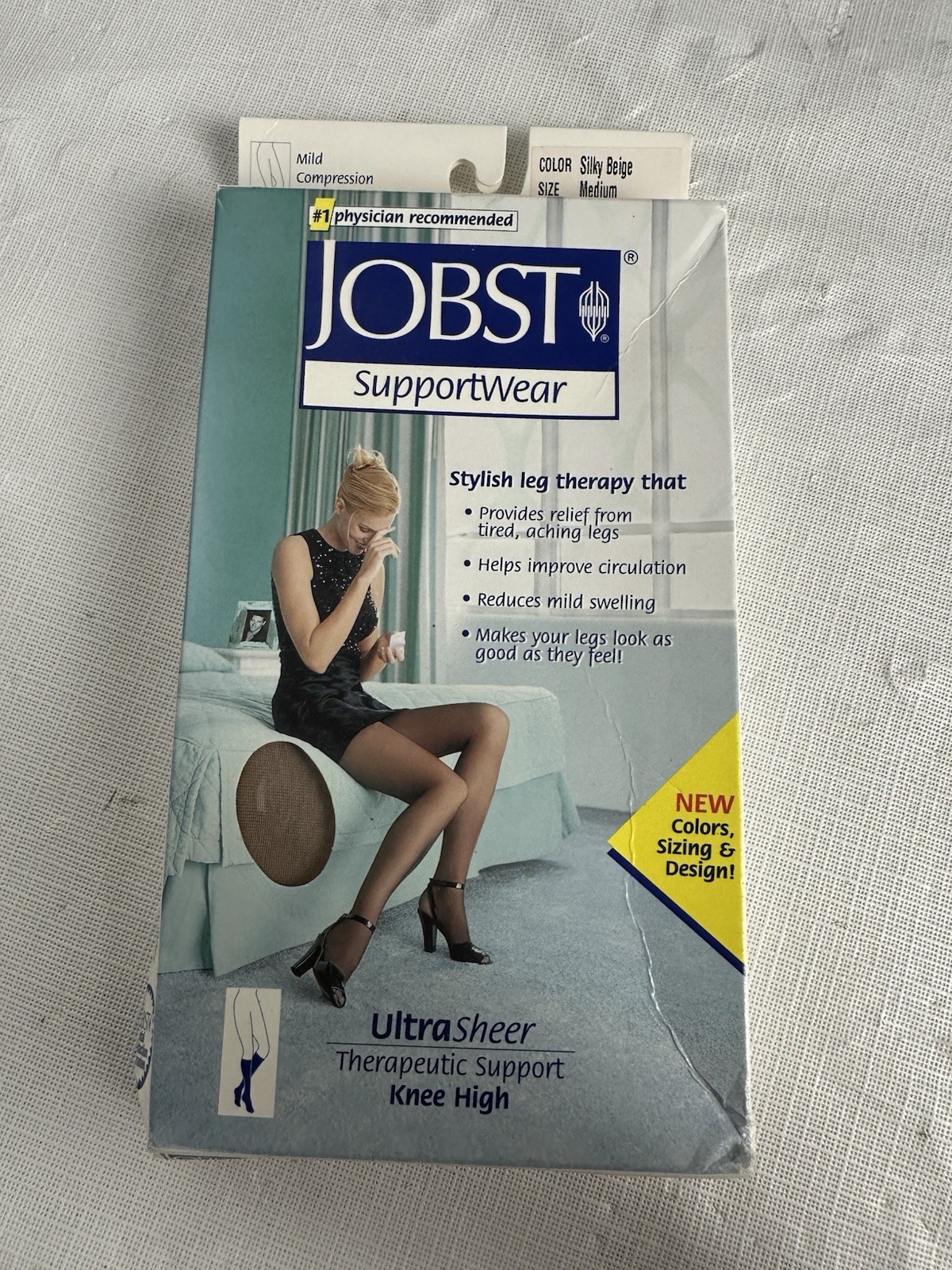 Jobst Supportwear Ultra Sheer Therapeutic Mild Compression Silky Beige 8-15 mmHg