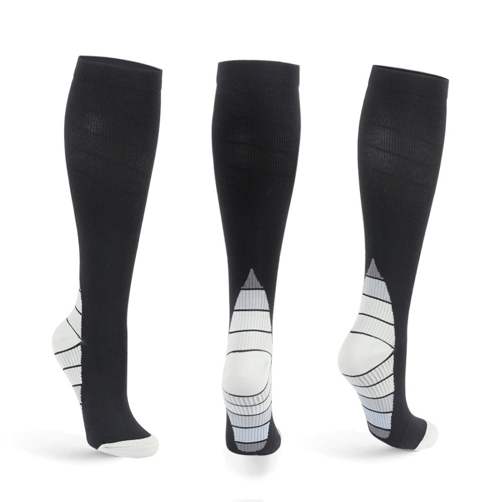3Pairs Women Men Compression Socks Stockings Knee High S/M-L/XL Medical Support