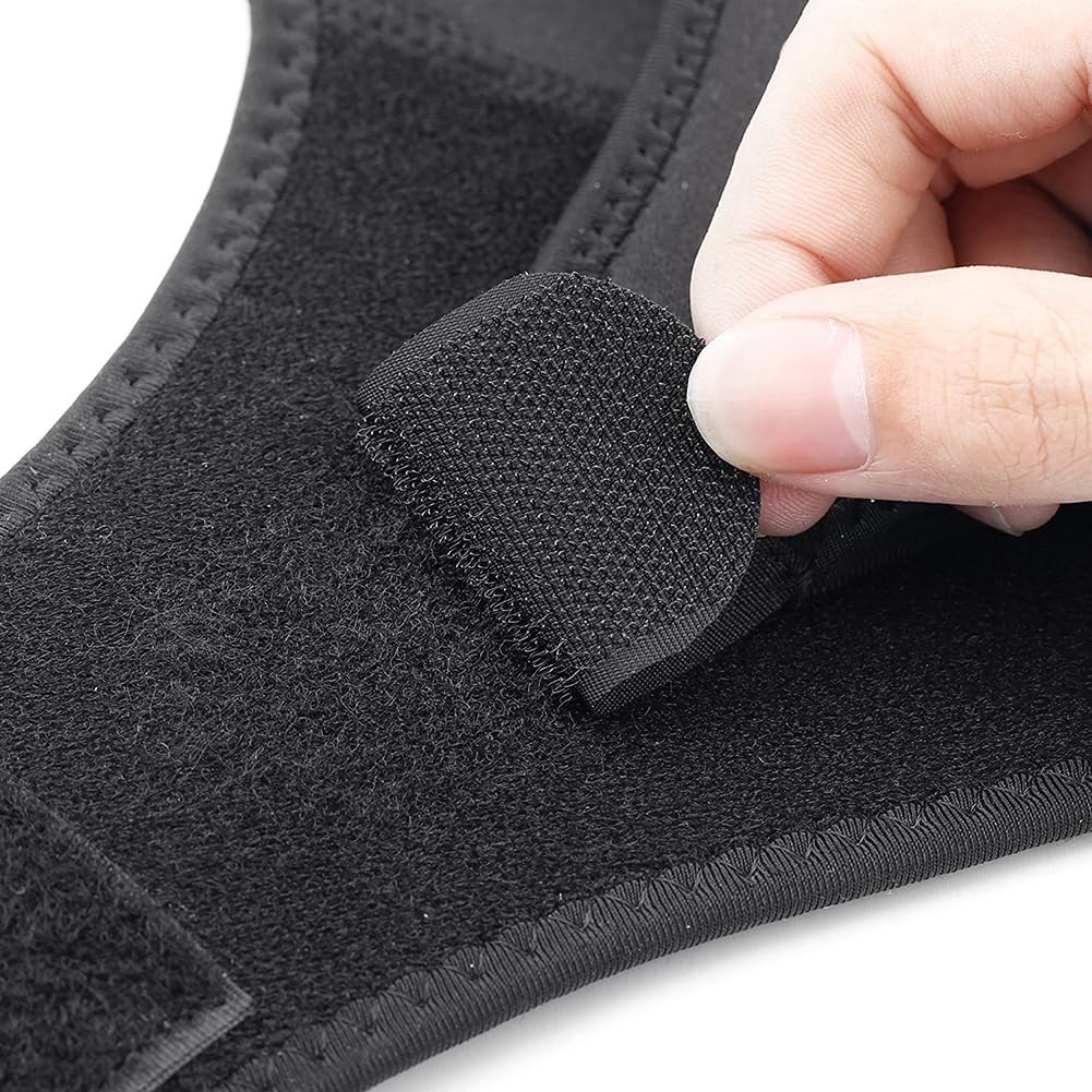 Shoulder Support Brace with Pressure Pad for Men 1 Count (Pack of 1), black