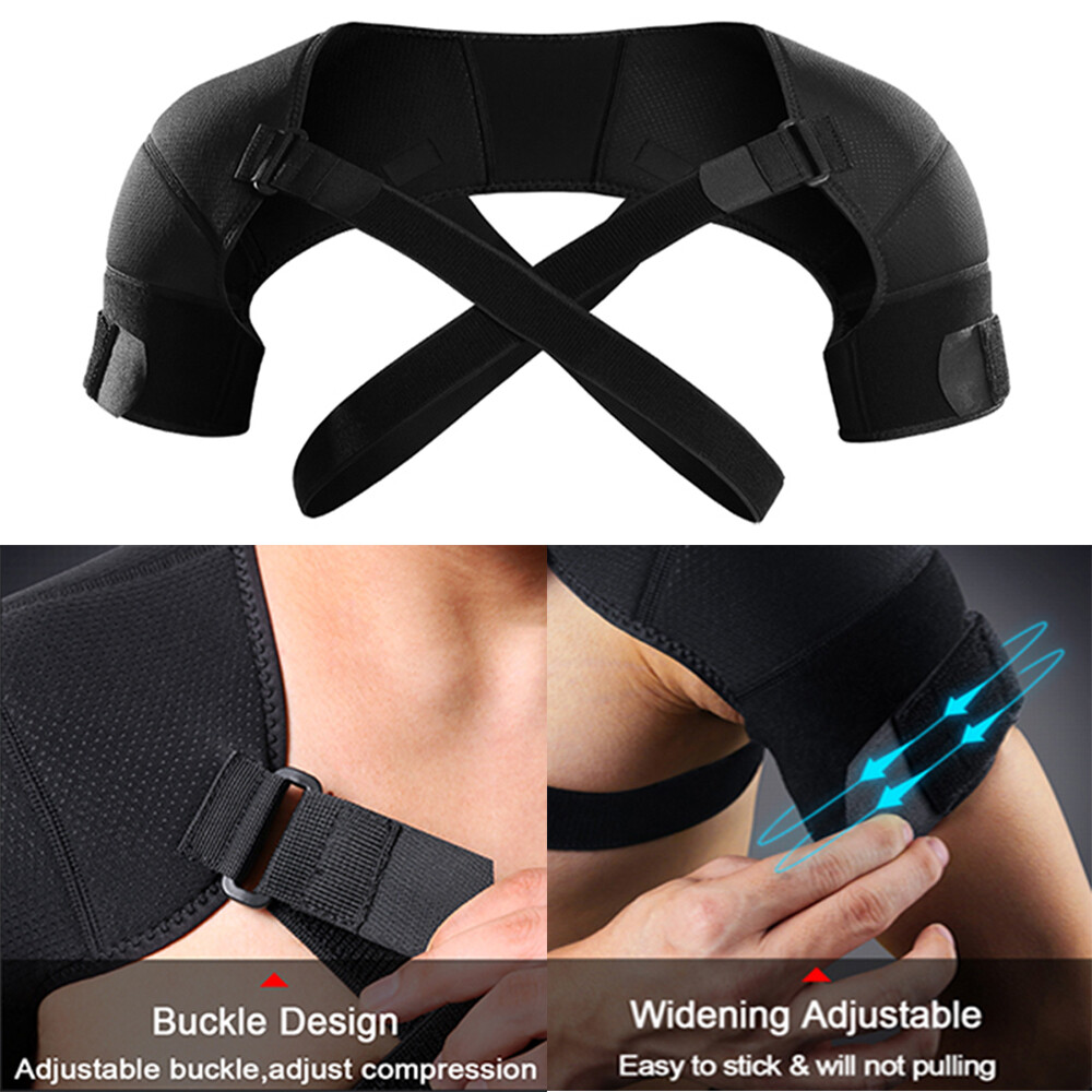 Adjustable Posture Corrector Back Double Shoulder Support Brace Belt Men Women