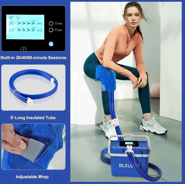 New Cold Therapy Machine, Programable Ice Therapy Knee Replacement