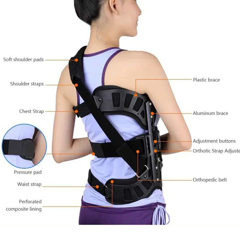 Adjustable Scoliosis Posture Corrector Adults Health Support Brace Posture